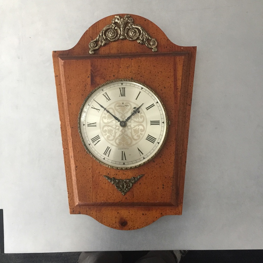 ⭐️HamiltonClockCo⭐️wood battery operated